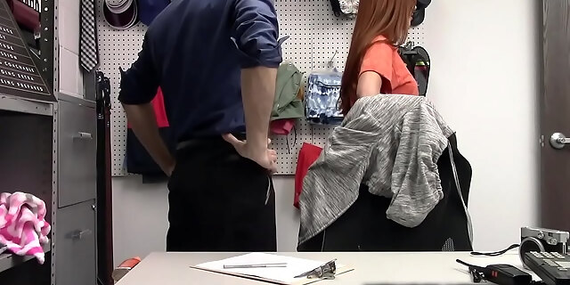 blowjob,deepthroat,hardcore,office,pussy,redhead,shoplyfter,table,teen