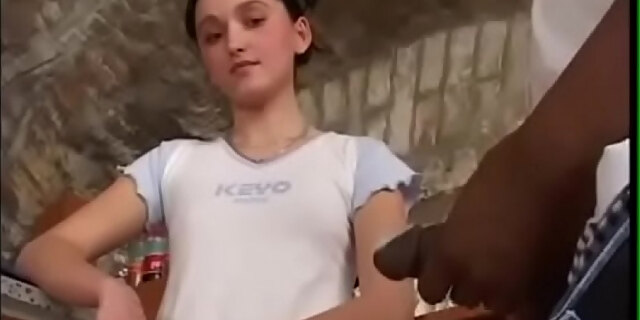 black,blowjob,brunette,cumshot,german,interracial,sex,skinny,teen